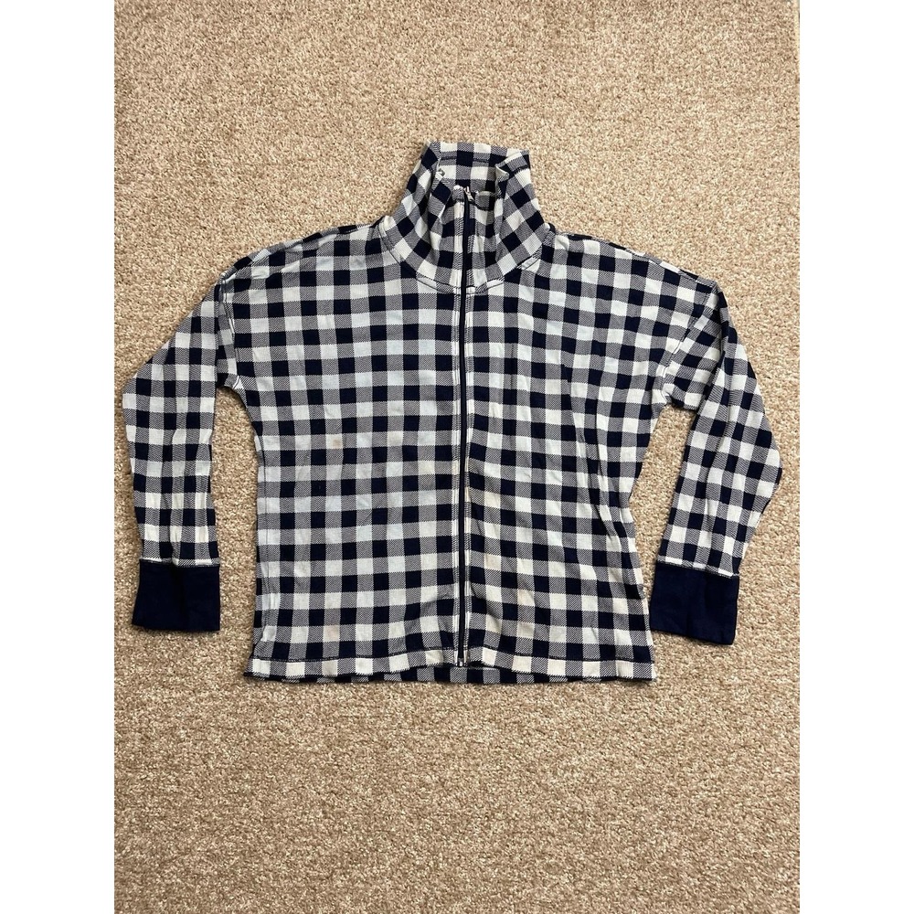 Lauren Ralph Lauren‎ Sweater Jacket 100% Cotton Full Zip Size Large